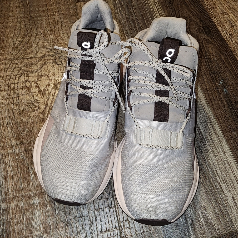 On Running Gray and Black Sneakers
